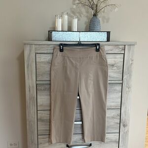 Ruby Rd. - Capri Pants - Tan - Size 6